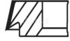 MAHLE ORIGINAL 009 96 N0 Piston Ring Kit